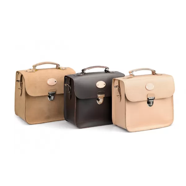 Brašna elektrikářská malá kožená č.106 tmavě hnědá