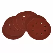 Náhradní brusné papíry Ø 125 mm Güde (6 ks) k EXS 125 E