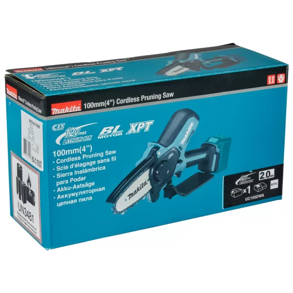 Aku prořezávací pila Makita UC100DWA01 100 mm Li-ion CXT 12V/1x2,0 Ah