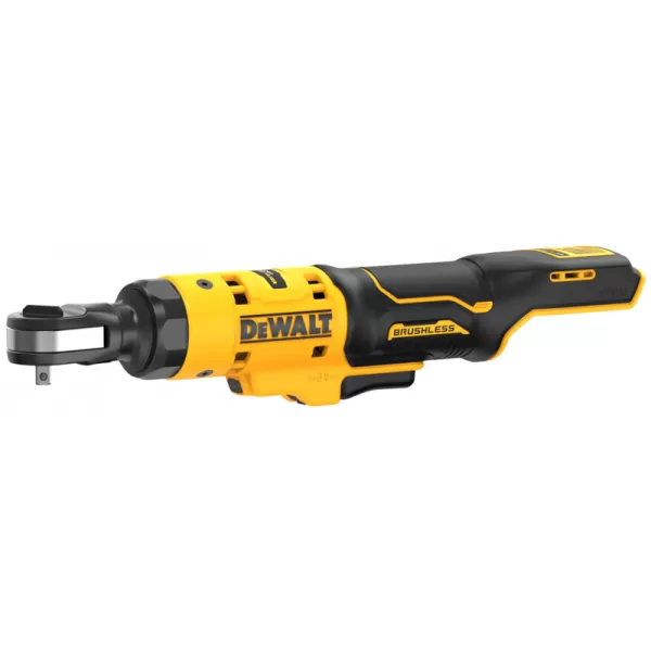 Aku bezuhlíková ráčna Dewalt DCF504N s otevřenou hlavou 12V - 1/4"