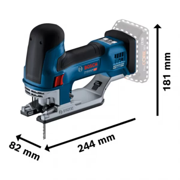 Aku přímočará pila Bosch GST 18V-155 SC Professional - solo 06015B0000