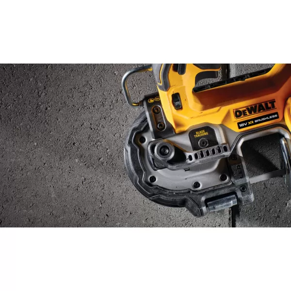 Aku pásová pila kov Dewalt 18V 46mm - solo DCS377N