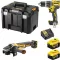 Aku sada Dewalt Vrtací šroubovák XR18V, Aku úhlová bruska XR18V, 2x18VLi-Ion5,0 DCK2020P2T