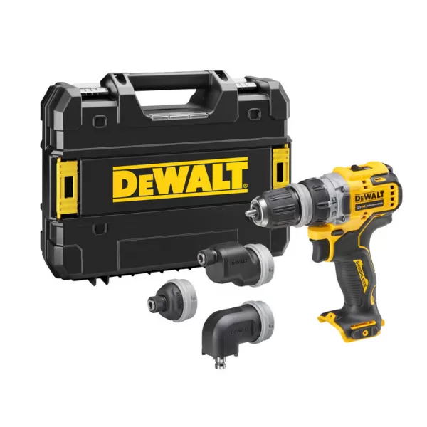 Aku vrtačka s multifunkční hlavou DeWalt DCD703NT 12V 4v1 bezuhlíková - solo