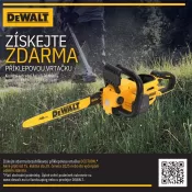 Aku řetězová pila Dewalt 45 cm 54V 9,0 Ah Li-Ion FLEXVOLT DCMCS574X1