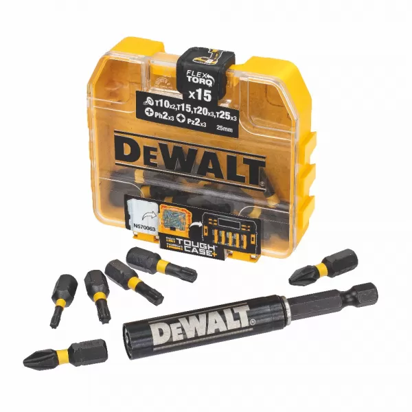 Sada šroubovacích bitů FLEXTORQ, 16 ks Dewalt DT70577T