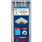 Vrták SDS plus 6x50x115 EXPERT SDS plus-7X, Bosch /30ks/ 2608900180
