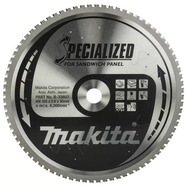 Kotouč pilový 355x30 80Z, Makita Specialized