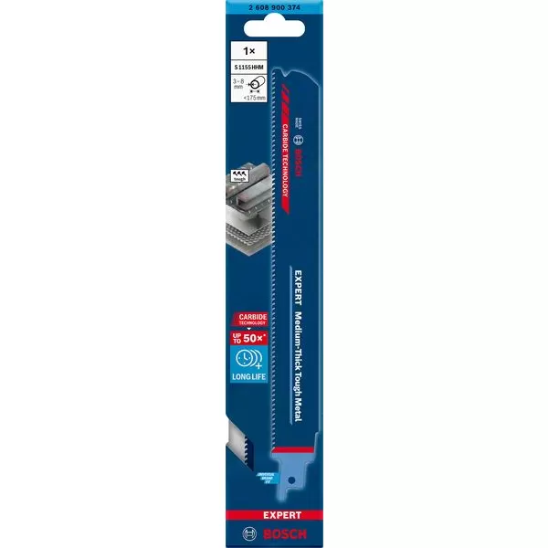Pilový list S 1155 HHM EXPERT Medium-Thick Tough Metal Bosch /bal.1ks
