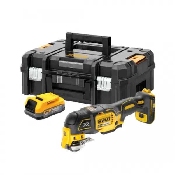 Aku oscilační multibruska Dewalt DCS356E1T 18V 1x1,7Ah POWERSTACK