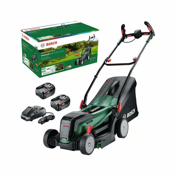 Aku sekačka na trávu Bosch UniversalRotar 2x18V-37-550