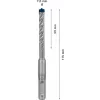 Vrták SDS plus 7x50x115 EXPERT SDS plus-7X, Bosch 2608900083