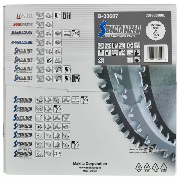 Kotouč pilový 355x30 80Z, Makita Specialized