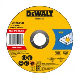 Kotouč řezný na kov DeWalt DT3507 125x1,0 mm 10ks