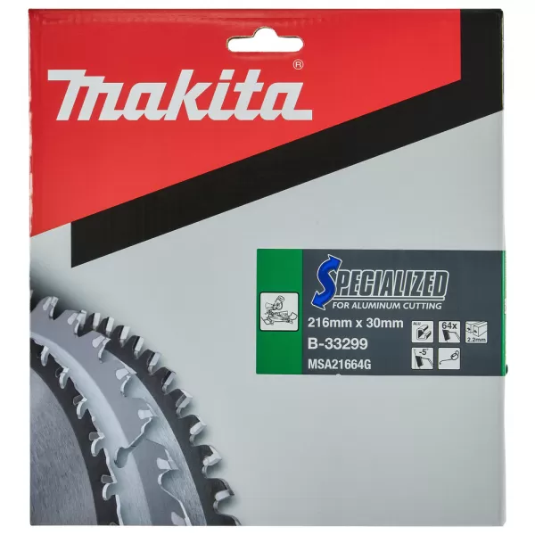 Kotouč pilový 216x30 64 Z Aluminium Makita B-33299