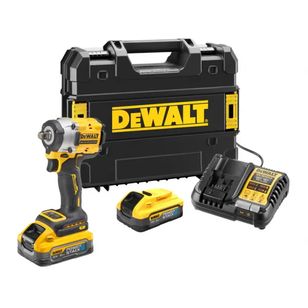 Aku rázový utahovák 18V 2x1,7Ah DeWALT POWERSTACK DCF921H2T