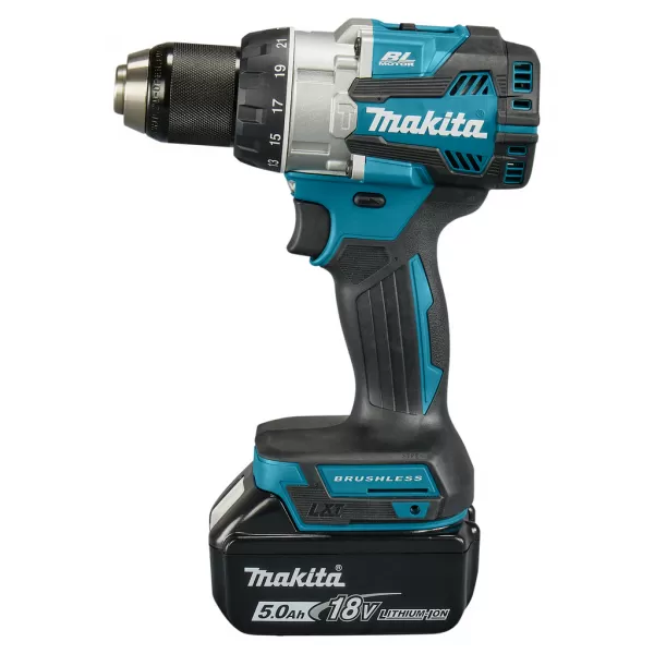 Aku  vrtačka s příklepem Makita DHP489RTJ Li-ion LXT 18V 5,0 Ah,Makpac