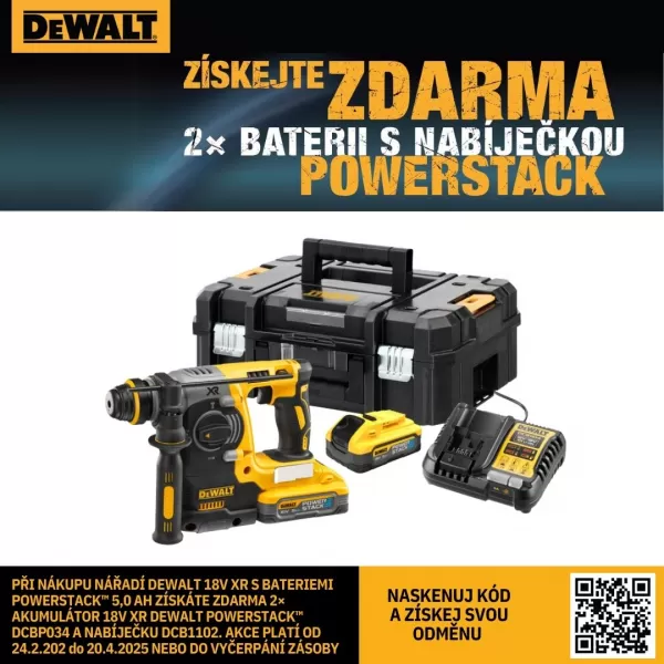 Aku vrtací kladivo Dewalt DCH273H2T SDS Plus / 2 x Li-ion 5