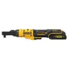 Aku ráčna DeWalt DCF500L2G s 1/4’’+ 3/8” čtvercovou výměnnou hlavou