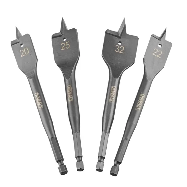 Sada plochých vrtáků DeWalt DT4797 4ks do dřeva