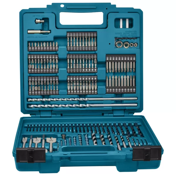 Sada vrtáků a bitů Makita E-11689 v kufru 256ks
