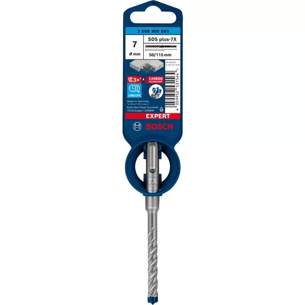 Vrták SDS plus 7x50x115 EXPERT SDS plus-7X, Bosch 2608900083