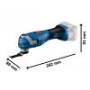 Aku Multi-Cutter Bosch GOP 185-Li 06018G2020 - solo