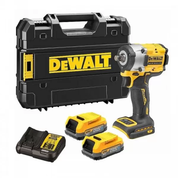 Aku rázový utahovák 18V 2x1,7Ah DeWALT POWERSTACK DCF921E2T