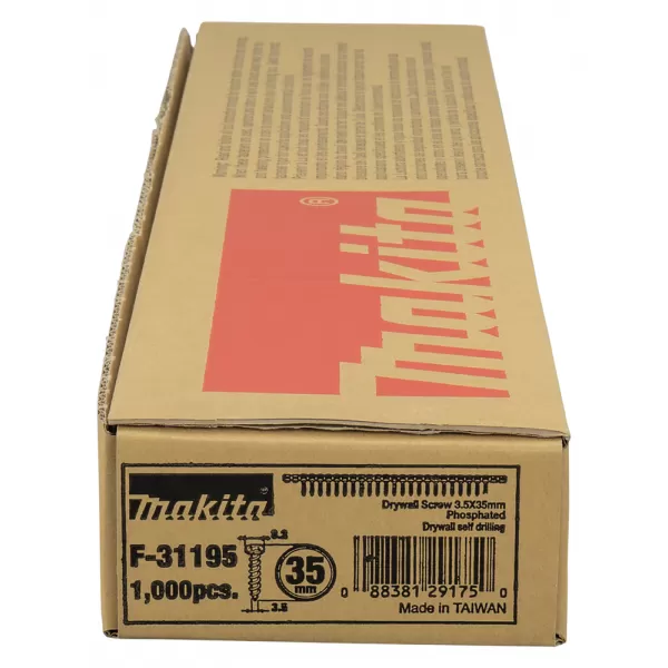 Vrut páskovaný 3,9 x 35mm texs pro kov, 1000ks