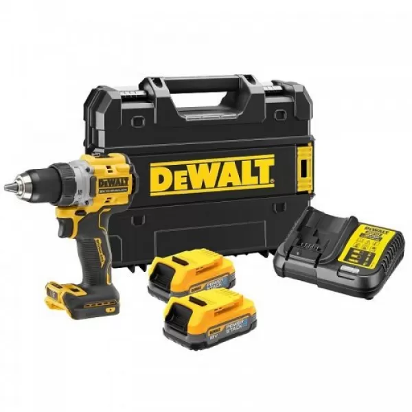 Aku vrtačka DeWALT DCD800E2T, 18V 2x1,7Ah POWERSTACK