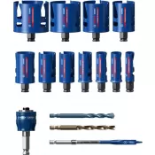 Sada pilových děrovek Bosch EXPERT Construction Material 20-60mm 15ks