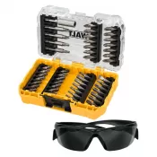 Sada bitů DeWalt DT70703 47 dílů + pracovní brýle
