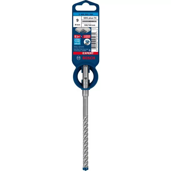 Vrták SDS plus 9x100x165 EXPERT SDS plus-7X, Bosch 2608900094