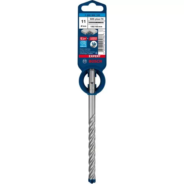 Vrták SDS plus 11x100x165 EXPERT SDS plus-7X, Bosch 2608900105