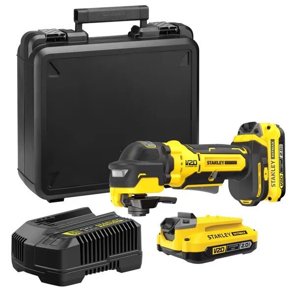 Aku oscilační bruska Stanley FATMAX SFMCE510D2K 2x2.0Ah 18V