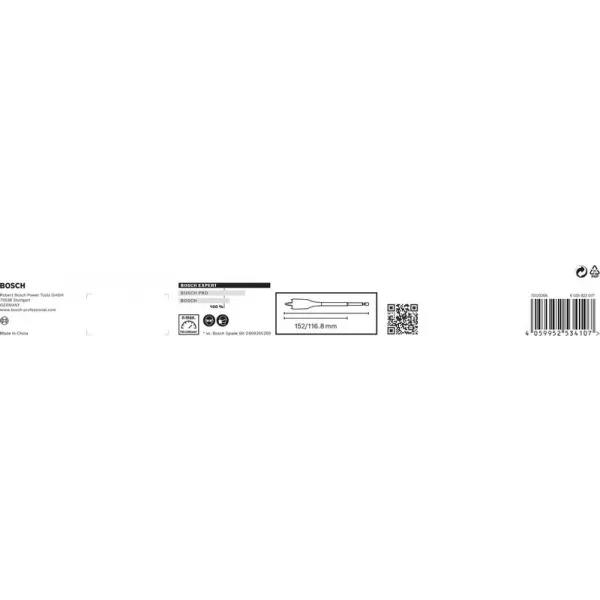 Sada plochých vrtáků EXPERT Self Cut Speed, Bosch, 13ks