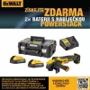 Úhlová bruska Dewalt bezuhlíková DCG405H2T 125mm POWERSTACK 18 V 2 x 5.0Ah