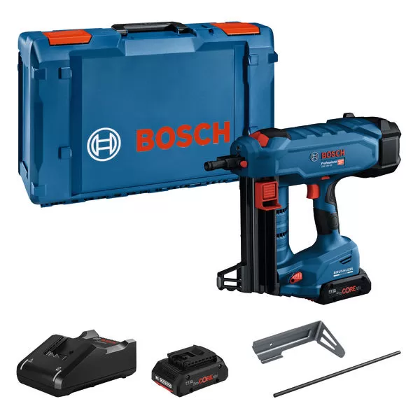 Aku hřebíkovačka Bosch GNB 18V-38 Professional, 2x4,0Ah