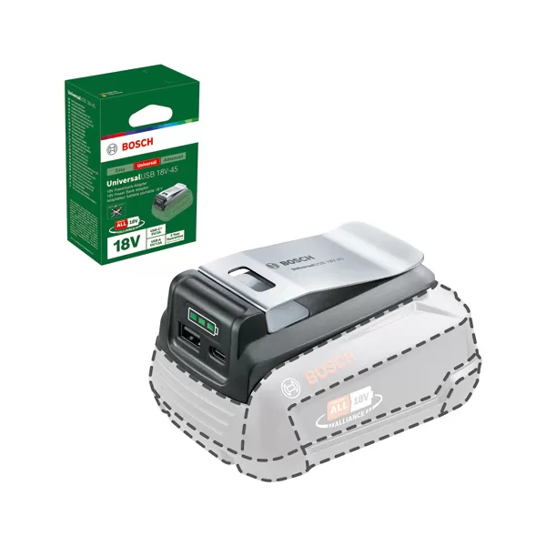 USB nabíječka Bosch UniversalUSB 18V-45