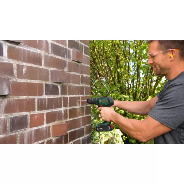 Aku příklepová vrtačka Bosch AdvancedImpact 18V-80 Quicksnap (1x 2,5 Ah) + AL18V-20