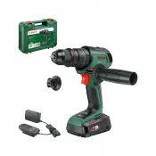 Aku příklepová vrtačka Bosch AdvancedImpact 18V-80 Quicksnap (1x 2,5 Ah) + AL18V-20