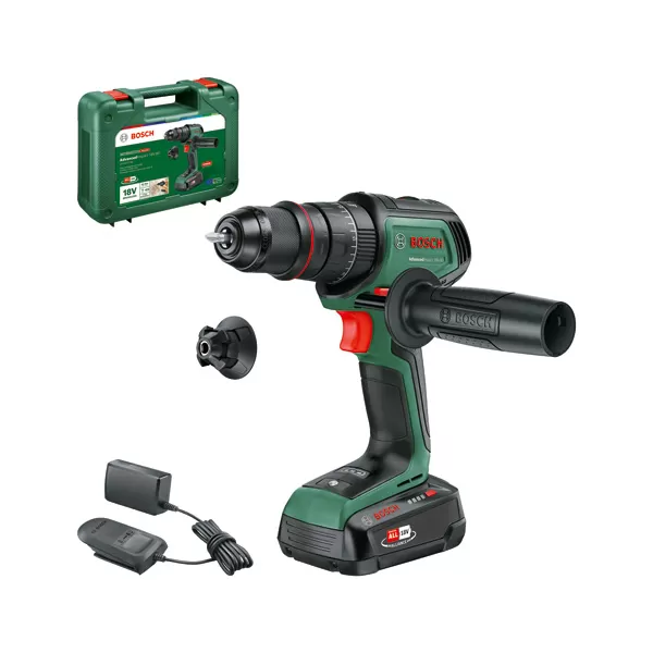 Aku příklepová vrtačka Bosch AdvancedImpact 18V-80 Quicksnap (1x 2,5 Ah) + AL18V-20