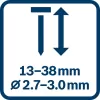 Aku hřebíkovačka Bosch GNB 18V-38 Professional, 2x4,0Ah