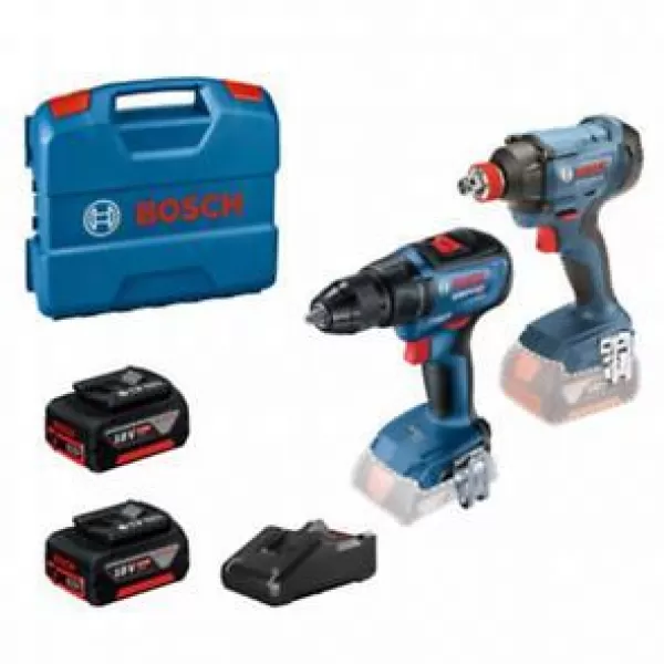Aku sada nářadí Bosch 0 615 990 N3F GDX + GSR 18V 2x5.0AH Professional, Kombinovaná sada