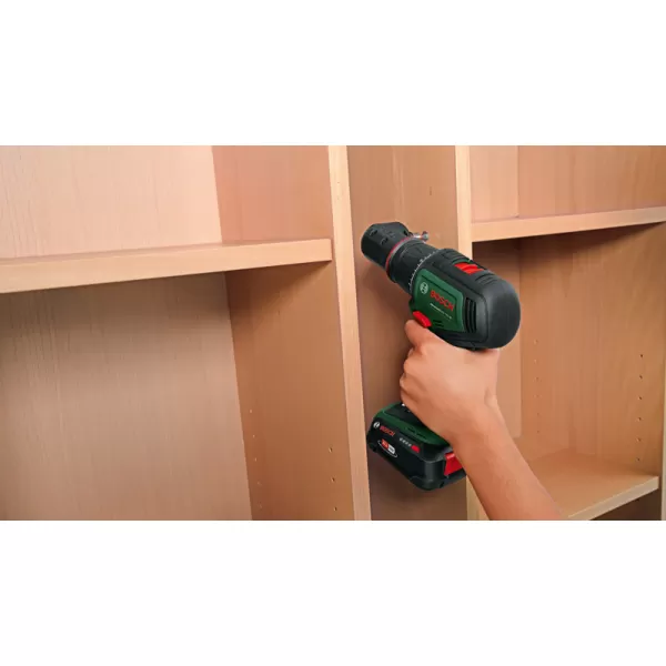 Aku vrtačka Bosch AdvancedDrill 18V-80 Quicksnap (2x 2,5 Ah) + AL18V-44 (Set - 3 nástavce)