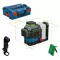 Křížový laser Bosch GLL 18V-120-33 CG+DK20+Lboxx+TP Professional 0601065101