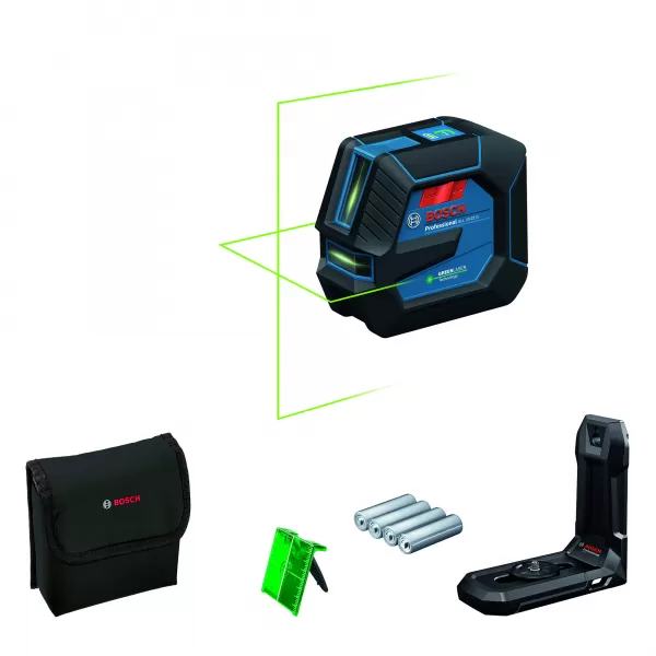 Křížový laser Bosch GLL 20-22 G+LB10+pouch+TP Professional 0601065600