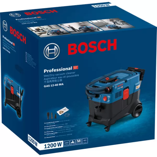 Vysavač průmyslový Bosch GAS 12-40 MA Professional 06019M0120