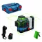 Křížový laser Bosch GLL 18V-120-33 CG+DK20+Lboxx+TP Professional 0601065101