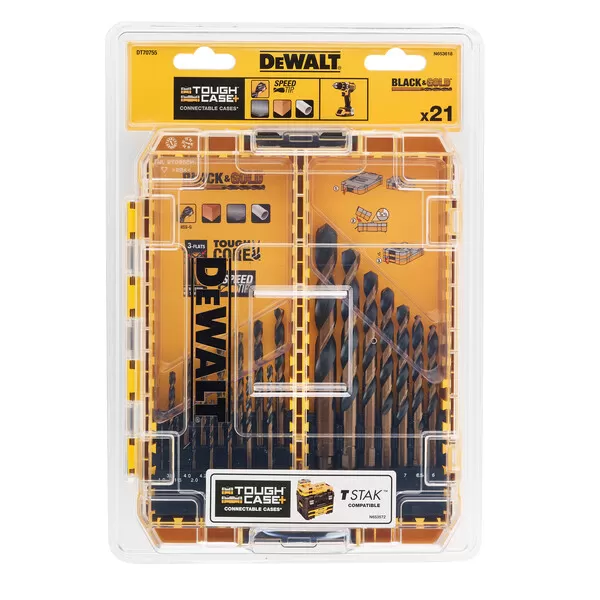 Sada vrtáků Black&Gold 21ks DeWALT DT70755